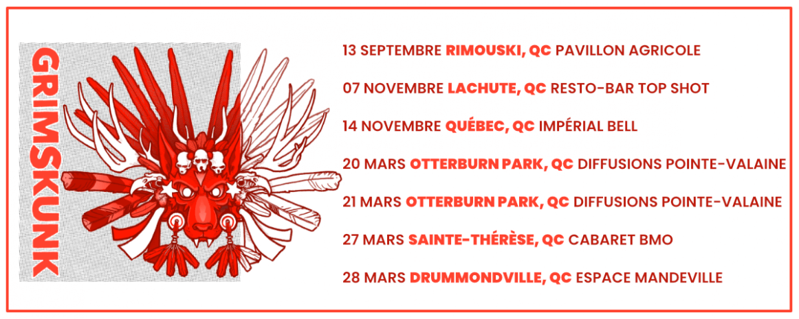 Grimskunk / Tournée Québec / 2025-2026