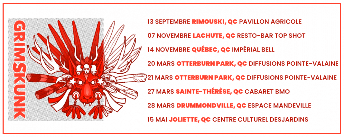 Grimskunk / Tournée Québec / 2025-2026